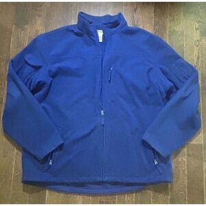 Duluth Trading Co. Men's 2XL Tall Blue Fleece Full-Zip Jacket – Workwear/Outdoor